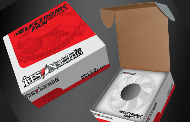 汽車配件風扇包裝設(shè)計